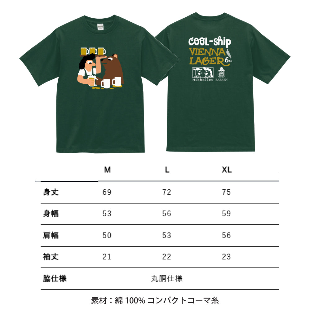 2月25日以降出荷《数量限定》ミッケラーコラボビール6本 ＆ Tシャツ・ラベルステッカー セット