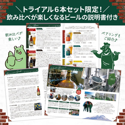 トライアル(お試し) 定番ビール5種6本